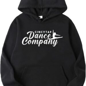 Black hoodie with the CincyTap logo on it.