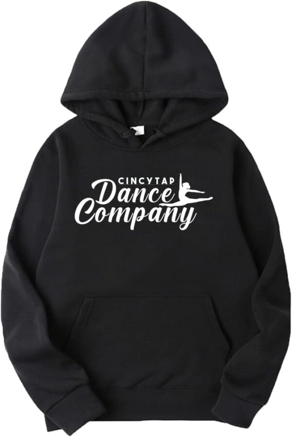 Black hoodie with the CincyTap logo on it.